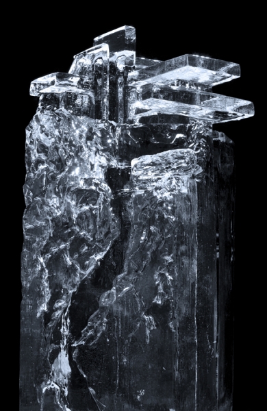 Photograph Raymond Adams Falling Water In Ice on One Eyeland